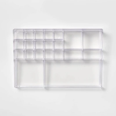 Bathroom Plastic Extra Large Cosmetic Organizer Clear - Brightroom™ 4 Bathroom Plastic Extra Large Cosmetic Organizer Clear - Brightroom™ - Image 2