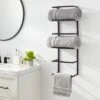 Towel Wall Storage Cabinet Black Metal - Brightroom™ -Brightroom Home Storage Solutions GUEST 03b36207 b119 4ad7 9102 a797b82d76e3