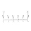 Heavy Duty Over The Door 6 Hooks Rail Matte White - Brightroom™ -Brightroom Home Storage Solutions GUEST 04888927 f069 43d7 b583 706c46fee9b7