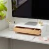 White Monitor Stand With Drawer - Brightroom™ -Brightroom Home Storage Solutions GUEST 0a10588f 216f 43b6 8ac3 4d470187a56c