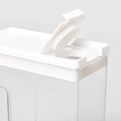 8"W X 4"D X 11.5"H Plastic Food Storage Container With Snap Lid Clear - Brightroom™ 5 8"W X 4"D X 11.5"H Plastic Food Storage Container With Snap Lid Clear - Brightroom™ - Image 4