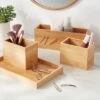 11.25" X 7" X 4.5" Modular Bamboo Vanity Organizer With Magnetic Strip - Brightroom™ 2 11.25" X 7" X 4.5" Modular Bamboo Vanity Organizer With Magnetic Strip - Brightroom™ -Brightroom Home Storage Solutions GUEST 136aefd1 aba6 431a bd81 a5c436c078df