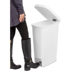 11gal Slim Step Trash Can - Brightroom™ -Brightroom Home Storage Solutions GUEST 21341658 c7c4 4051 b258 dbcf32b6754d