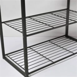 3 Tier Shoe Rack Black Metal With Natural Wood - Brightroom™ -Brightroom Home Storage Solutions GUEST 240132f8 8257 4467 82bd 34848919c42b
