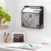 Mesh Hanging File Sorter With Keyholes Black - Brightroom™ -Brightroom Home Storage Solutions GUEST 3a97f375 b561 48e9 8b0a 3214781025c3