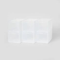 Small Stackable Bins Front Opening Clear Plastic - Brightroom™ -Brightroom Home Storage Solutions GUEST 3c949385 7473 4475 8c8a 9fa49d23bd71