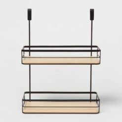 Over The Cabinet Tiered Shelves With Wood - Brightroom™ -Brightroom Home Storage Solutions GUEST 3d8b1093 ba4e 4693 b10d 6c7afcc98310