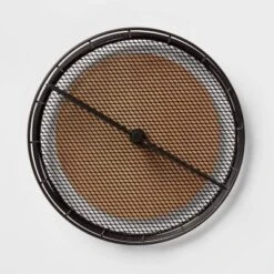 Divided Turntable Black Wire With Natural Wood - Brightroom™ -Brightroom Home Storage Solutions GUEST 74e19619 6a88 4c01 9f4a 5d979663cd2d