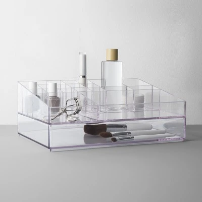 Bathroom Plastic Extra Large Cosmetic Organizer Clear - Brightroom™ 6 Bathroom Plastic Extra Large Cosmetic Organizer Clear - Brightroom™ - Image 4