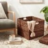 Woven Abaca Folding Lidded Cube Brown - Brightroom™ -Brightroom Home Storage Solutions GUEST 7ea4390c 9378 486e 8e54 b9f194756a7f