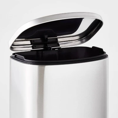 45L D Shape Step Trash Can - Brightroom™ 4 45L D Shape Step Trash Can - Brightroom™ - Image 2