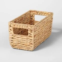 Woven Water Hyacinth Rectangular Basket - Brightroom™ -Brightroom Home Storage Solutions GUEST 8a915b46 0087 4c76 9169 70f6c96183b0