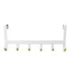Mixed Material Over The Door 6 Hooks Rail Matte White - Brightroom™ 1 Mixed Material Over The Door 6 Hooks Rail Matte White - Brightroom™ -Brightroom Home Storage Solutions GUEST 8cbed083 e2f5 4931 842a d58fc357950d