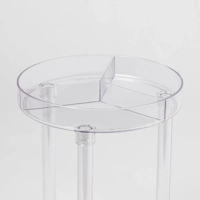 Spinning Turntable Makeup Organizer Clear - Brightroom™ 5 Spinning Turntable Makeup Organizer Clear - Brightroom™ - Image 3