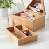 9" X 6" Rectangular Countertop Organizer With Mirror - Brightroom™ -Brightroom Home Storage Solutions GUEST 903ac028 d0f6 4165 817c 2046fcea8887