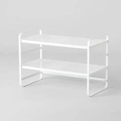 2 Tier Shoe Rack Metal Mesh - Brightroom™ 9 2 Tier Shoe Rack Metal Mesh - Brightroom™ -Brightroom Home Storage Solutions GUEST 97469fbe 60a1 4d79 b7f6 0432247cf2d3