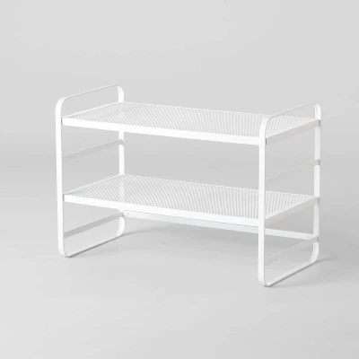 2 Tier Shoe Rack Metal Mesh - Brightroom™ 6 2 Tier Shoe Rack Metal Mesh - Brightroom™ - Image 4