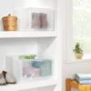 Small Stackable Bins Front Opening Clear Plastic - Brightroom™ 2 Small Stackable Bins Front Opening Clear Plastic - Brightroom™ -Brightroom Home Storage Solutions GUEST a756acea 21b1 4d19 8c7f 2fcf21a22895