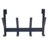 Heavy Duty Over The Door 4 Hooks Rail Matte Black - Brightroom™ -Brightroom Home Storage Solutions GUEST b1a71543 0f63 40a3 a300 4c7c09d9181c
