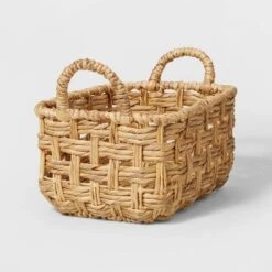 Rectangular Twisted Open Checkered Weave Basket - Brightroom™ -Brightroom Home Storage Solutions GUEST ba61f796 9806 4ff8 aafe 74316e76c14d