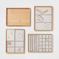 9" X 12" Stackable Bamboo Accessory Tray - Brightroom™ -Brightroom Home Storage Solutions GUEST da2b8ef9 62c5 4c85 92cb 2443da6dbc8b