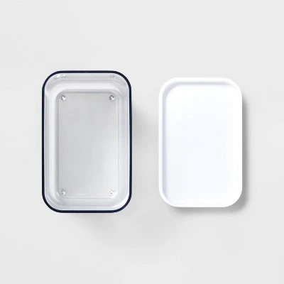 5pc Airtight Canister Set White - Brightroom™ 4 5pc Airtight Canister Set White - Brightroom™ - Image 2