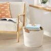 Decorative Coiled Rope Basket White - Brightroom™ -Brightroom Home Storage Solutions GUEST f652fde7 0e15 4025 9adc 120dc7343d78