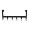 Mixed Material Over The Door 6 Hooks Rail Matte Black - Brightroom™ 1 Mixed Material Over The Door 6 Hooks Rail Matte Black - Brightroom™ -Brightroom Home Storage Solutions GUEST f77817c6 b17a 4038 a8d9 83e54ac180a4