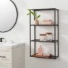 Tall Wall Shelf Black Metal - Brightroom™ -Brightroom Home Storage Solutions GUEST f90b942b e40e 4436 b3a2 b8acf7257573